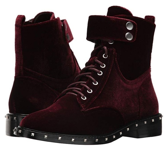 Vince Camuto Wine Talorini Velvet Lace 